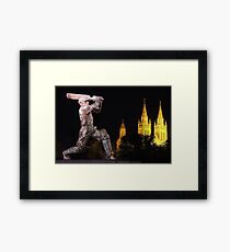 Sir Don Bradman Framed Print
