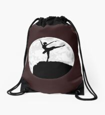 Ballet Dancer Drawstring Bag