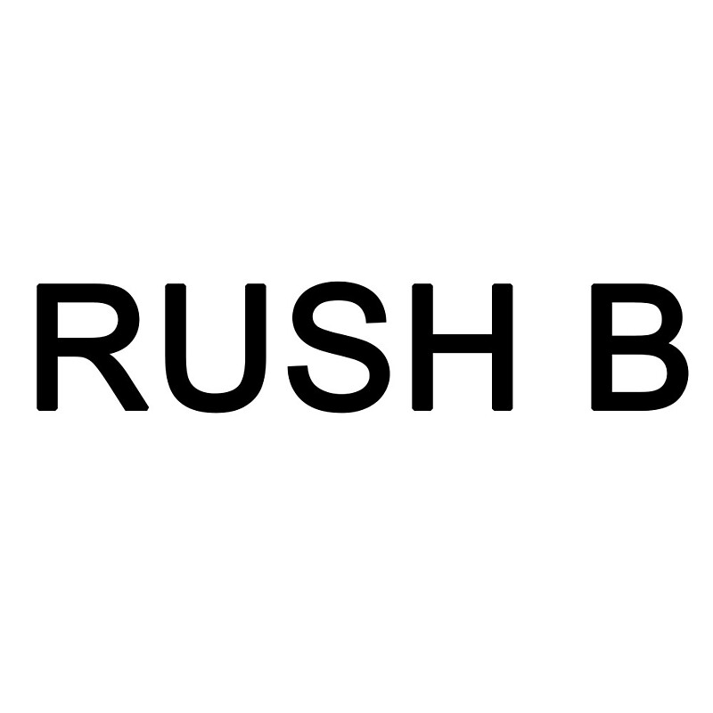 "Rush B - Black Text" By Awesomedeer | Redbubble