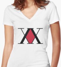 Hunter Association Logo - Hunter X Hunter Women's Fitted V-Neck T-Shirt