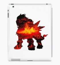 Entei used eruption iPad Case/Skin