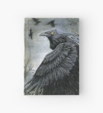 A Crow's Shadowed Wings Hardcover Journal