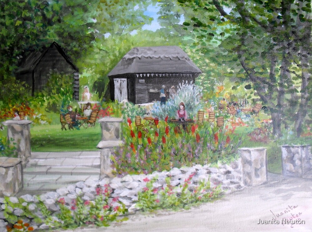"Whitstable Tea Gardens" by Juanita Newton Redbubble