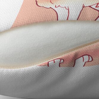 Alternate view of "The World is Better Because Your Kindness is in it." Encouraging Wolf Throw Pillow