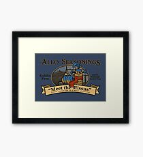 Meet the Missus Tea Framed Print