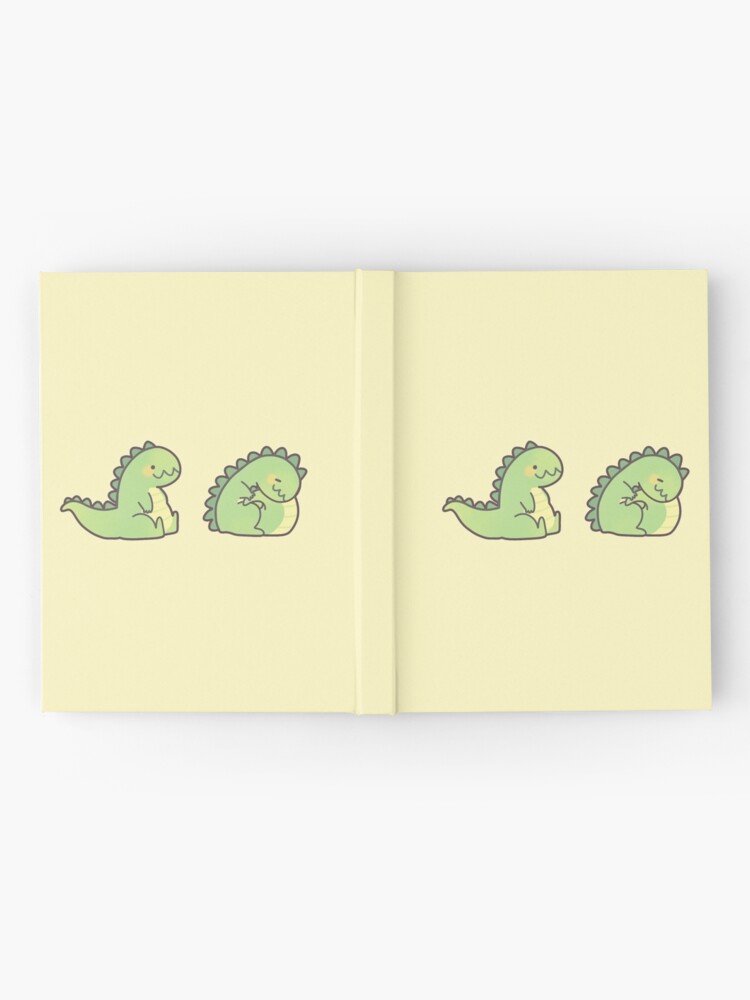 Alternate view of Cute Chubby Sleepy Dragon - Green Hardcover Journal
