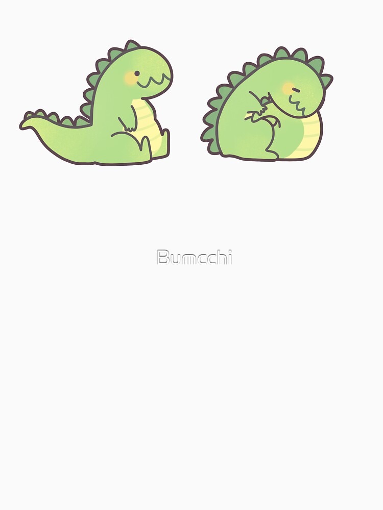 Cute Chubby Sleepy Dragon - Green by Bumcchi