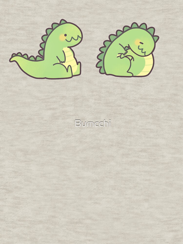 Cute Chubby Sleepy Dragon - Green by Bumcchi