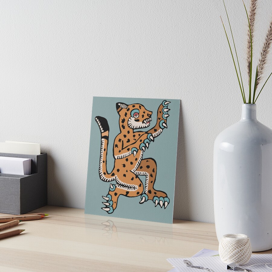 Ocelot Art Board Print