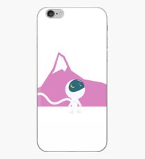 baby astronaut pink mountain iPhone Case