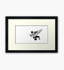 Might Guy Framed Print
