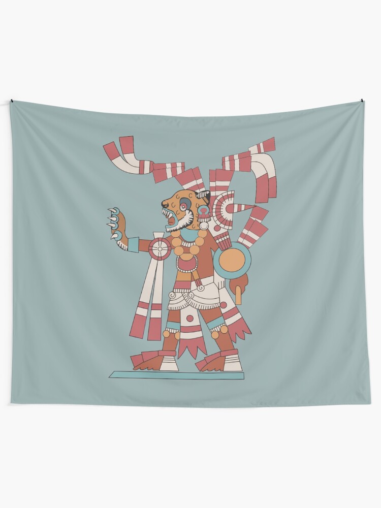 Alternate view of Jaguar Knight Tapestry