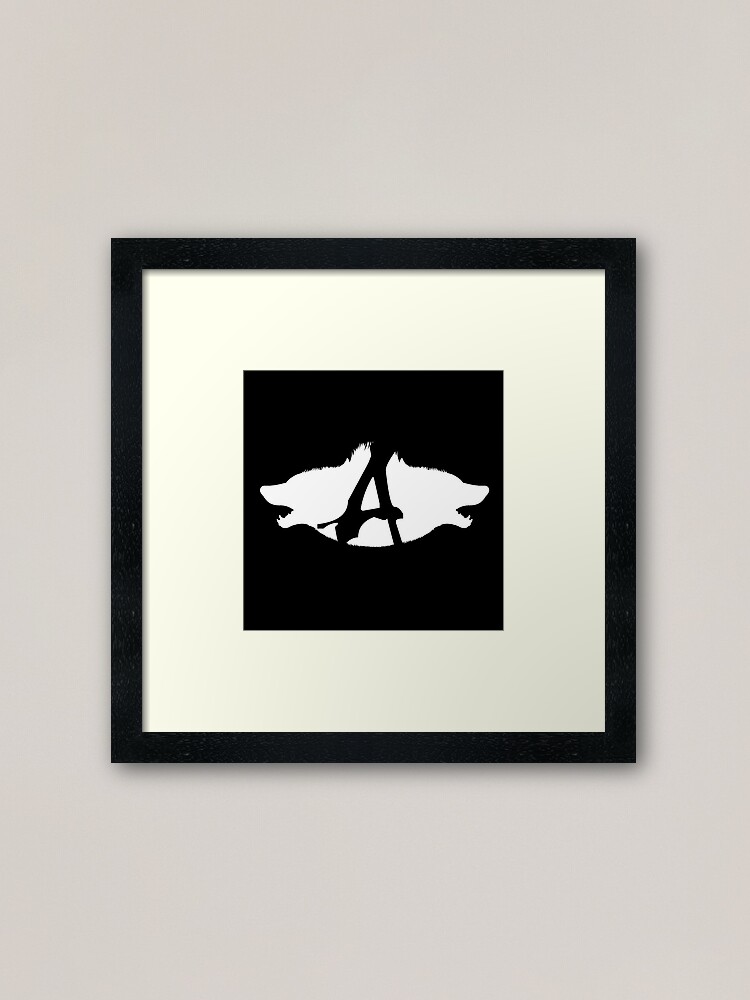 Alternate view of Alpha Suits Logo - A Framed Art Print