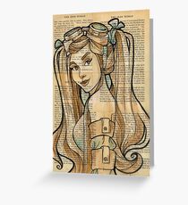 Iron Woman 4 Greeting Card