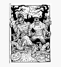 Misfits Comic-book Style Photographic Print