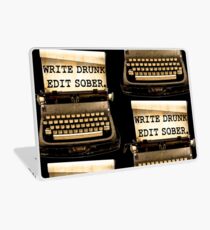 Write Drunk, Edit Sober! Laptop Skin