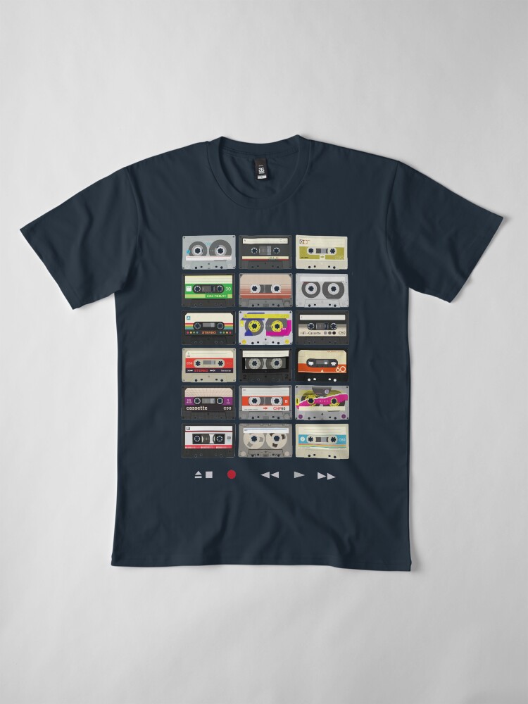 Alternate view of Cassette Tapes (mixtape Love) Premium T-Shirt