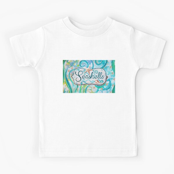 Seashells III by Jan Marvin Kids T-Shirt