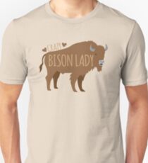 Crazy Bison Lady Unisex T-Shirt