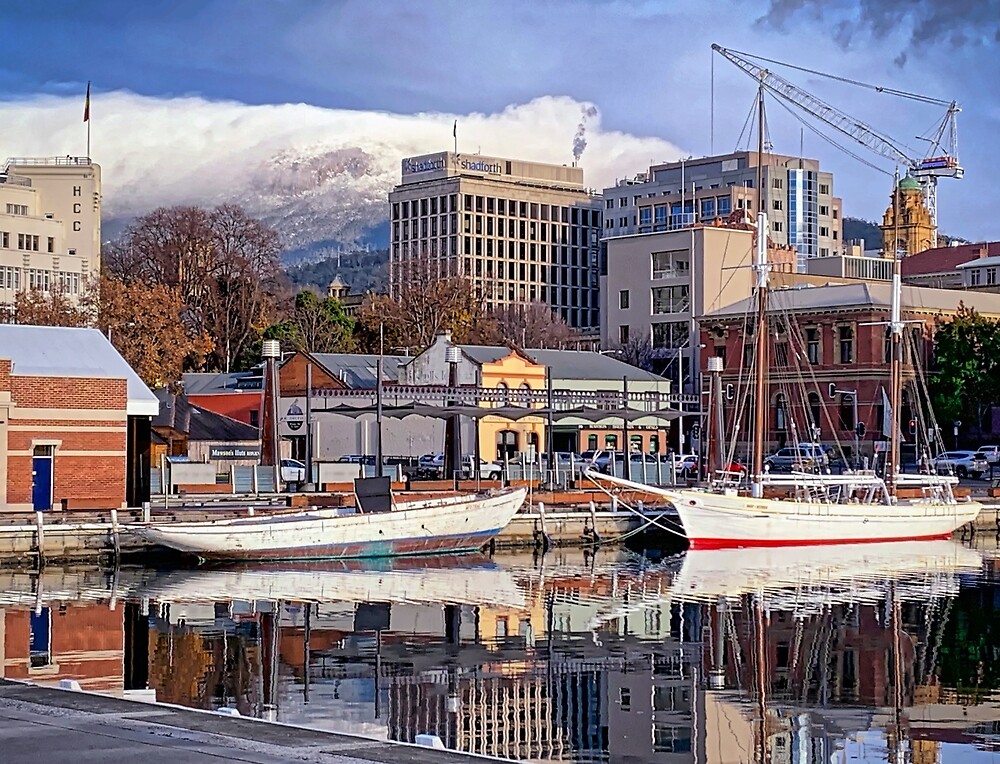 "Hobart Constitution Dock in Winter" by TonyCrehan Redbubble