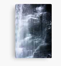 Waterfall abseil Canvas Print