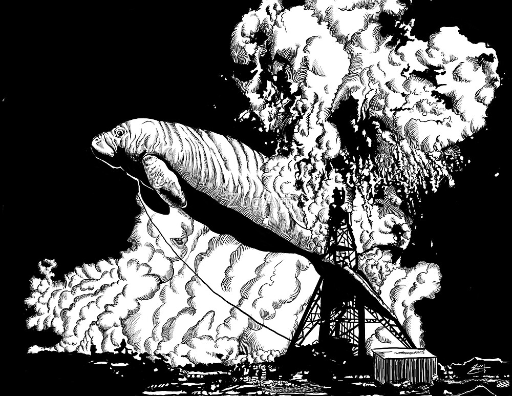 "Oh the Huge Manatee!!" by ZugArt | Redbubble