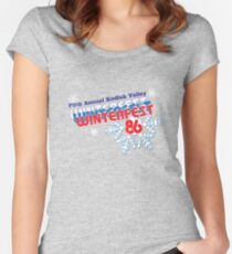 Winterfest 86 Women's Fitted Scoop T-Shirt
