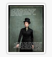Anne Lister, Gentleman Jack Sticker