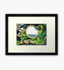 Watering Framed Print