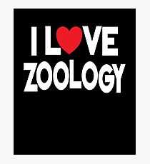 I Love Zoology Fotodruck