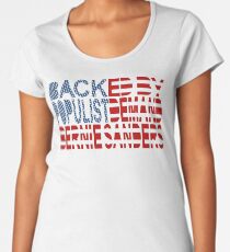 Backed by Populist Demand: Bernie Sanders Premium Scoop T-Shirt