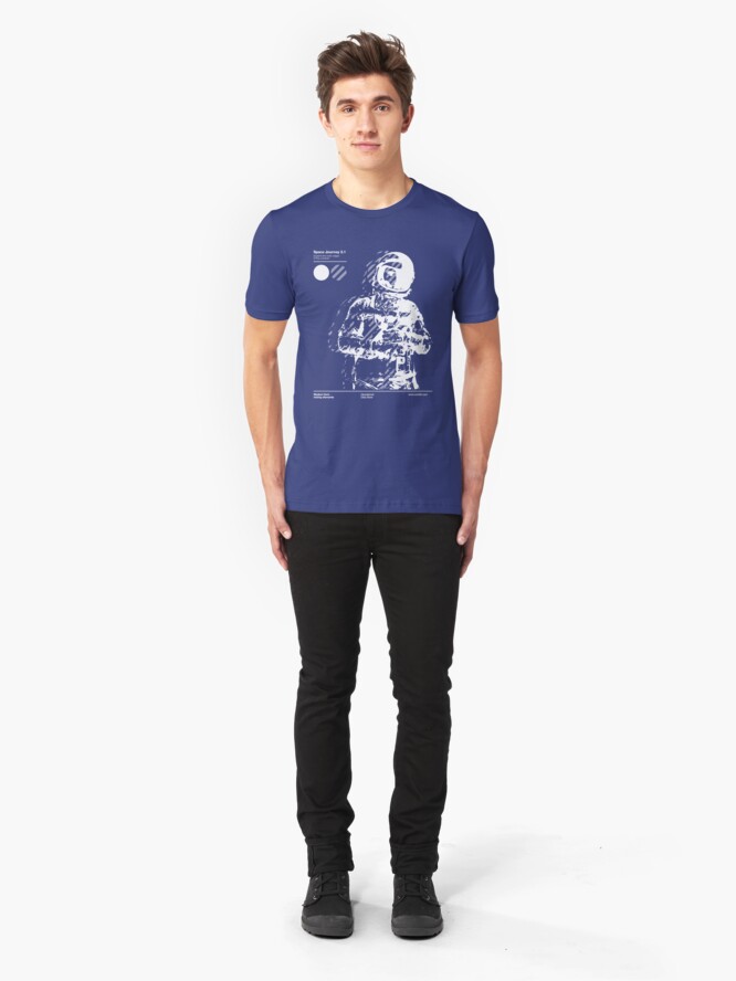 Alternate view of Space Journey 3.1 Slim Fit T-Shirt