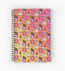 sweet tooth pattern Spiral Notebook