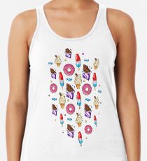 Naschkatzen-Muster Tanktop für Frauen