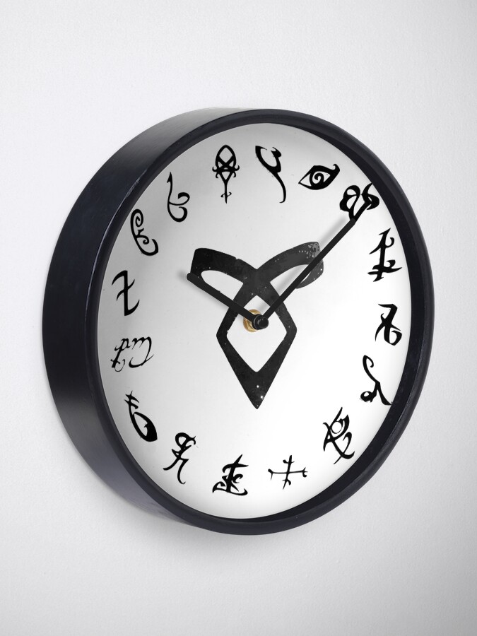 Alternate view of Shadowhunter runes Clock