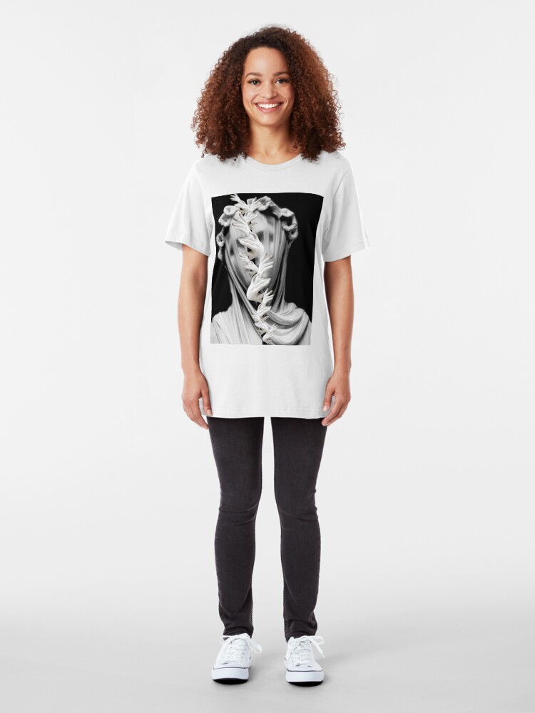 Alternate view of Being Young And Dipped In Folly, I Fell In Love With Melancholy Slim Fit T-Shirt
