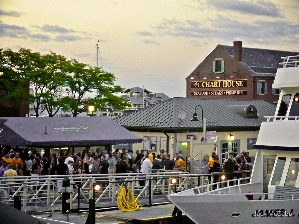 "Chart House at Long Wharf Boston *featured" by Jack McCabe Redbubble