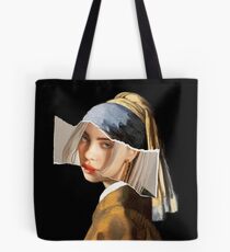 Bolsa de tela chica mala con una perla mala