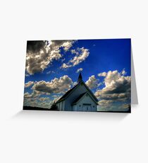 Church on the Prairies Greeting Card