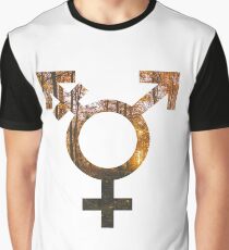 Nicht-binäres Naturdesign 7 Grafik T-Shirt