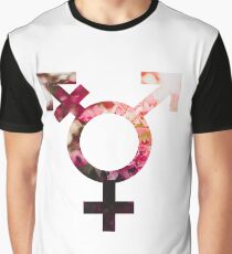 Nicht-binäres Naturdesign 8 Grafik T-Shirt