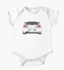 Nissan GTR R34 Black One Piece - Short Sleeve