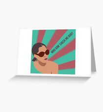 Sheree Whitfield - Who Gon' Check Me Boo? Greeting Card