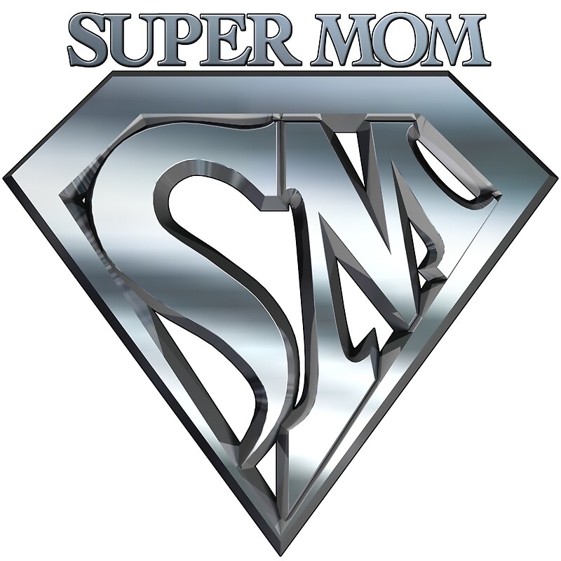 "Super Mom Emblem" by bmgdesigns | Redbubble