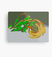 "Minimalistic Pokemon - Mega Rayquaza " by limitedskins.com Metal Print