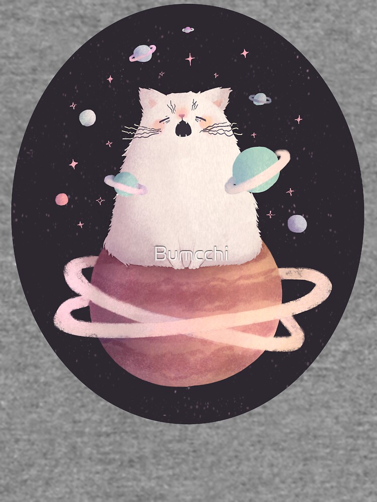 Yawning Space God Cat by Bumcchi