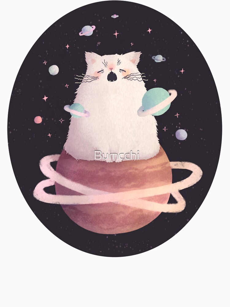 Yawning Space God Cat by Bumcchi
