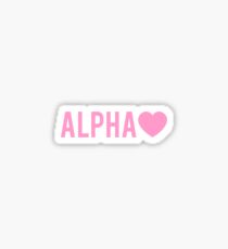 Alpha Love Sticker
