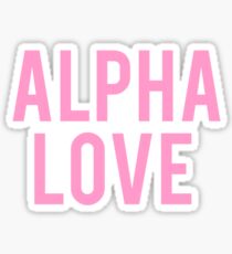 Alpha Love Sticker