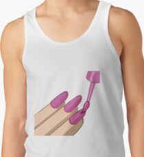 Nail Polish Emoji Tank Top